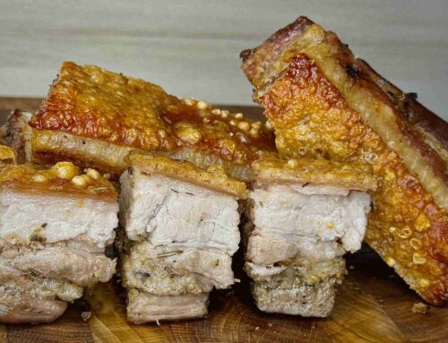 Carsko meso (pauflek) sa hrskavom kožicom iz rerne – Recept